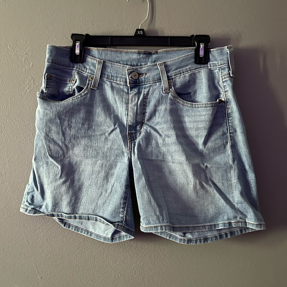 levi denim shorts